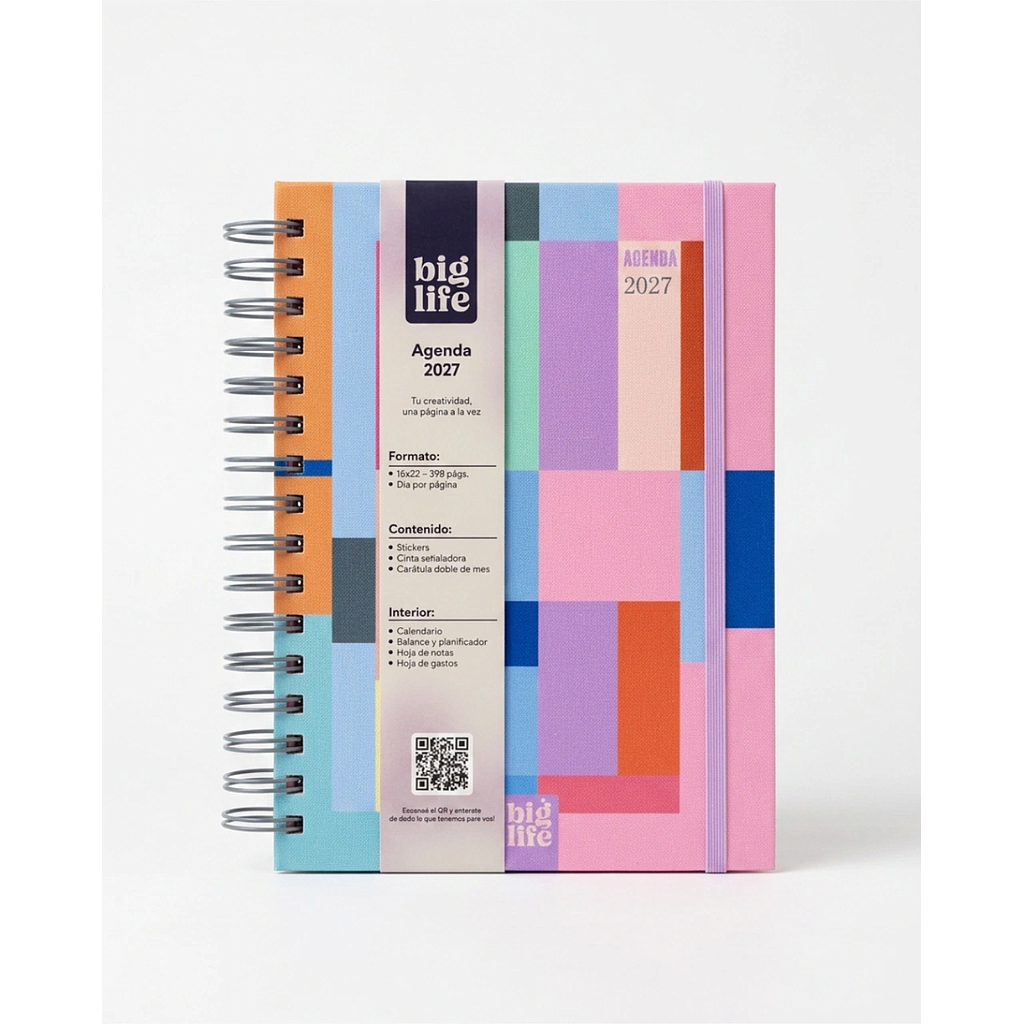 AGENDA BIG LIFE KINETIC DIARIA 16x22CM.