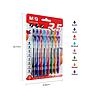BOLIGRAFO M&G R5 GEL RETRACTIL 0.7 X 8 COLORES