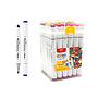 MARCADOR M&G DOBLE PUNTA PINCEL X 36 COLORES