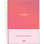 CUADERNO JANDAIA BRIGHT TAPA DURA 14 X 20CM.