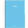 CUADERNO JANDAIA STILO TAPA DURA 17 X 24CM. 80 HOJAS