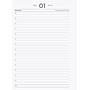 AGENDA JANDAIA DIARIA CON ESPIRAL 17x24 CM.