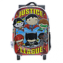 MOCHILA LIGA DE LA JUSTICIA CON CARRO 30CM.  