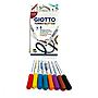 MARCADORES GIOTTO GLITTER X 8 COLORES