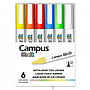 MARCADOR TIZA LIQUIDA CAMPUS X 6 COLORES