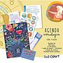 AGENDA IBICRAFT ASTROLOGICA DIA X HOJA CON ESPIRAL 14.5 X 21 CM.