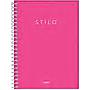 CUADERNOLA JANDAIA STILO NEON FUCSIA TAPA DURA 20 X 27CM. 80 HOJAS
